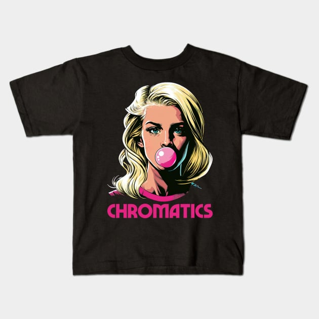 Chromatics • • • Original Fan Art Design Kids T-Shirt by unknown_pleasures